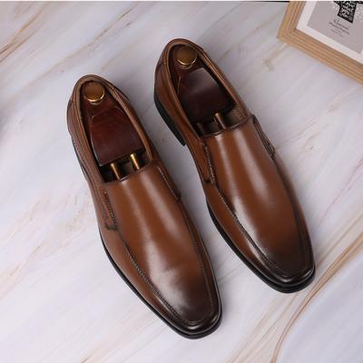 Μόδα δερμάτινα παπούτσια Brogue Ανδρικά παπούτσια νυφικού Vintage χειροποίητα παπούτσια Oxford για άνδρες 2024