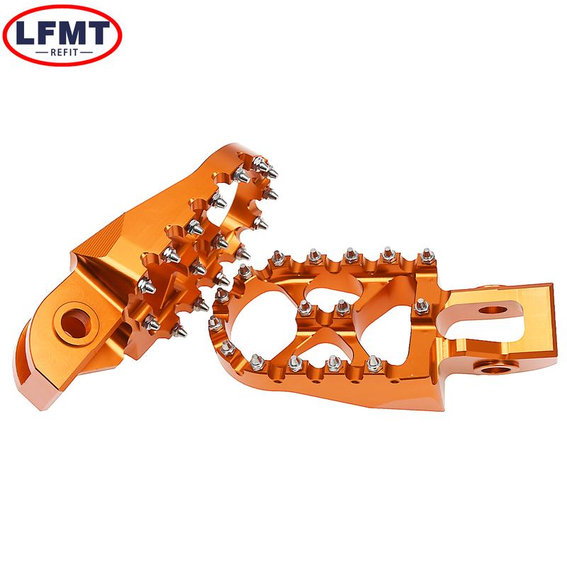 Motorcycle CNC 2023 New Foot Pegs Footpegs Pedals For KTM EXC EXCF SX SXF XC XCF 125 150 250 300 350 450 500 2017-2020 2021 2022