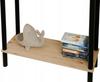 Loft Console Table with Shelf 80x30x80 Cm Metal Black for Hallway