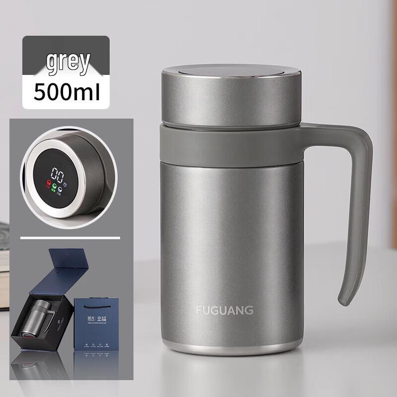 Fuguang Zhiming 316L Stainless Steel Tea Infuser Office Mug