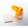 Anesti Porous Ceramic Coaster, approx. 8.5cm x 8.5cm, White, Karari, Square, Absorbent, Quick-Drying, HO2206
