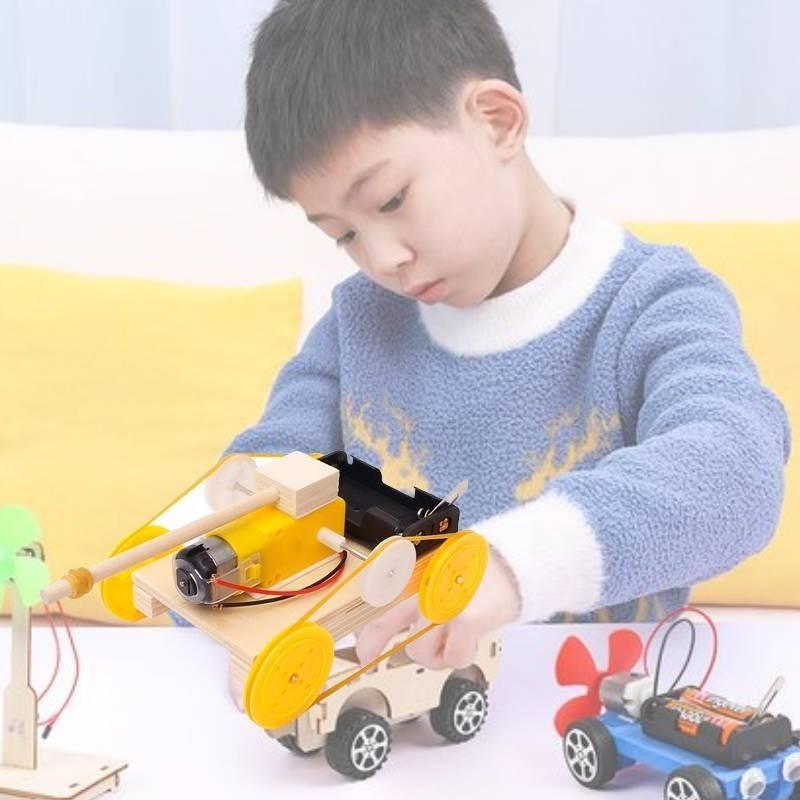 Mini Diy Electric Tank For Kids Stem Educational Science Experiment