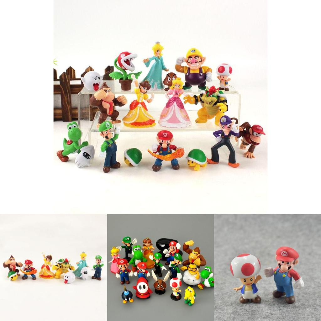 Super Cute Super Mario Action Figure Toy Set For Collection And Decoration In Your Home