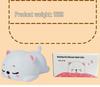 Sleepy Cat Silicone Night Light: Children's Bedroom Lamp and Sleep Aid