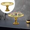 Iron Cake Stand Cookie Tray Pastries Holder Dessert Stand Dessert Plate Display Stand Candy Dish Plate for Parties Christmas