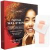 Natural Facial Wax Strips Vegan with 10 Wipes Waxing Hair Remover Kit Sensitive Skin Friendly Wax Hair Removal