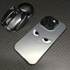 Gray Funny Cartoon Eyes Soft Phone Case Compatible for iPhone 17 17E 16 16E 15 14 13 12 11 Air Pro Max Plus