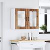 Kitchen Wall Cabinet With Doors, Lucca, Old Wood