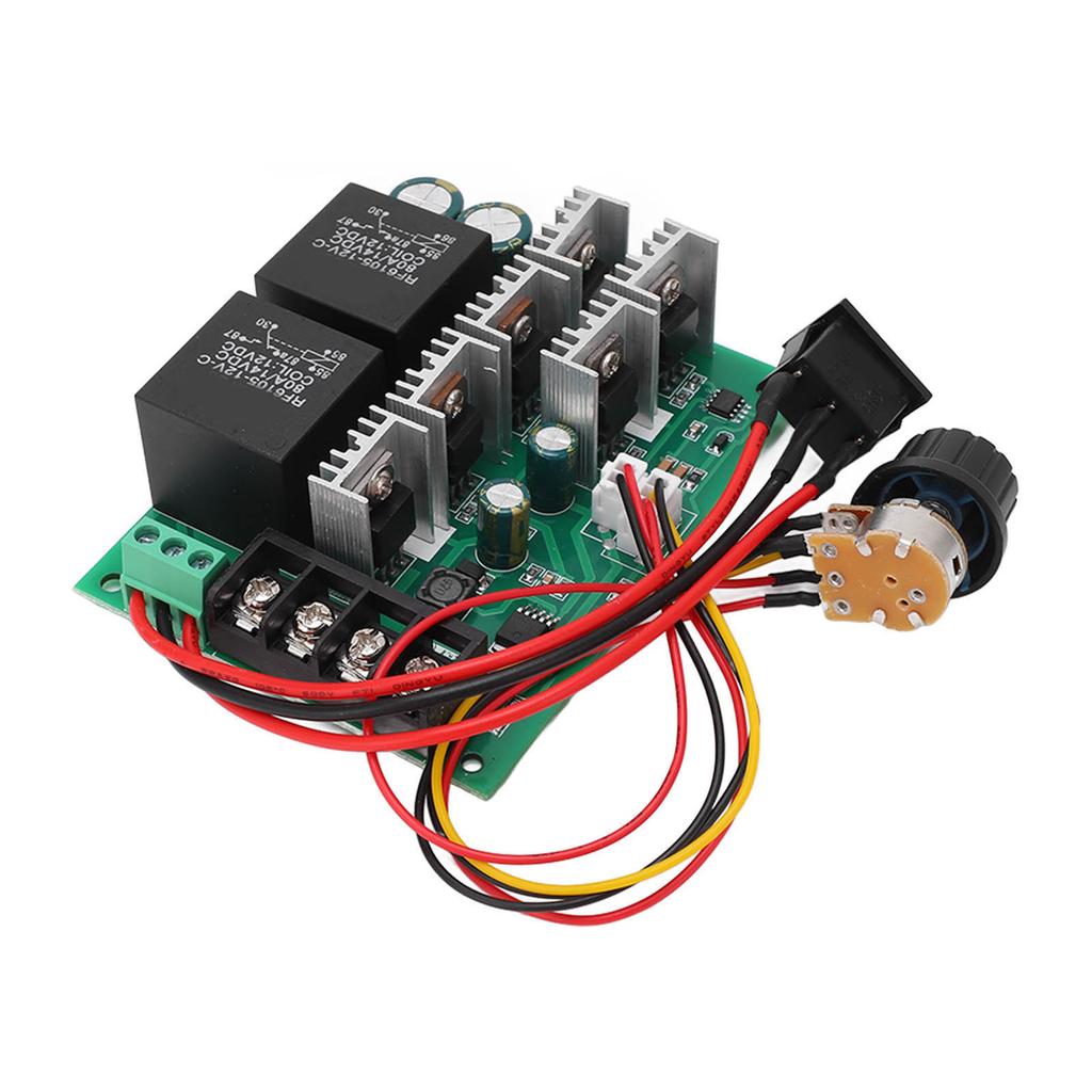 DC Motor Controller Brush Speed Control Adjustable CW CCW Switch Large Torsion 40A 10‑50V