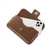 Universal-Leder-Telefon-Beutel-Kasten für Telefon-Gürtelclip-Abdeckungs-Holster-Hüfttasche für IPhone Xiaomi Huawei Oppo Vivo