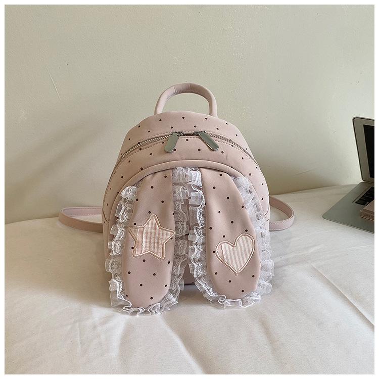 Schoolbag Cute Mini Backpack Women's 1011 New Niche Design Small Backpack Student Schoolbag Versatile Doll Pendant