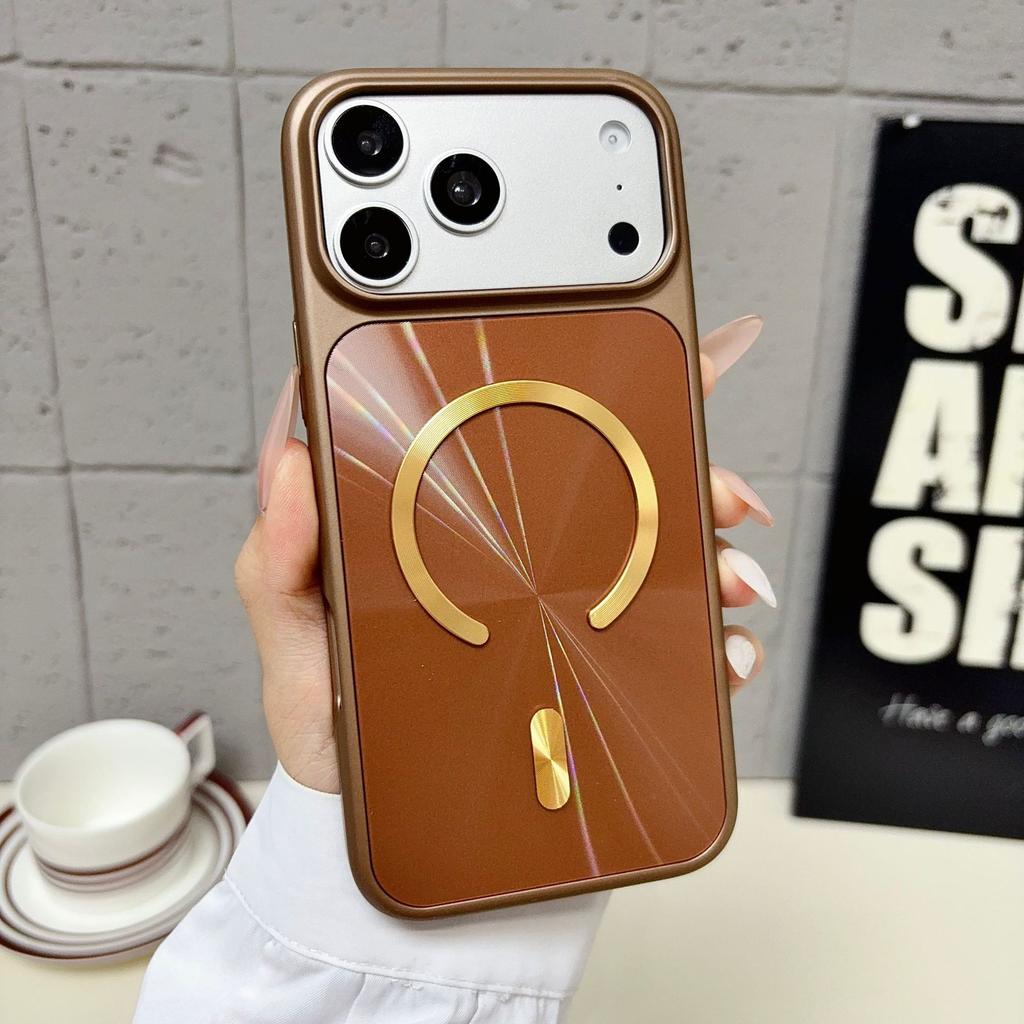 Applicable to iphone11pro mobile phone case Aurora 11pro colorful 11 CD pattern magnetic case 11pm