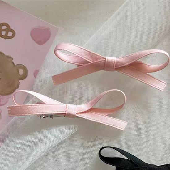 Japanese & Korean Sweet Bow Hair Clips: Versatile Princess Hairpins & Soft Girl Side Accessories