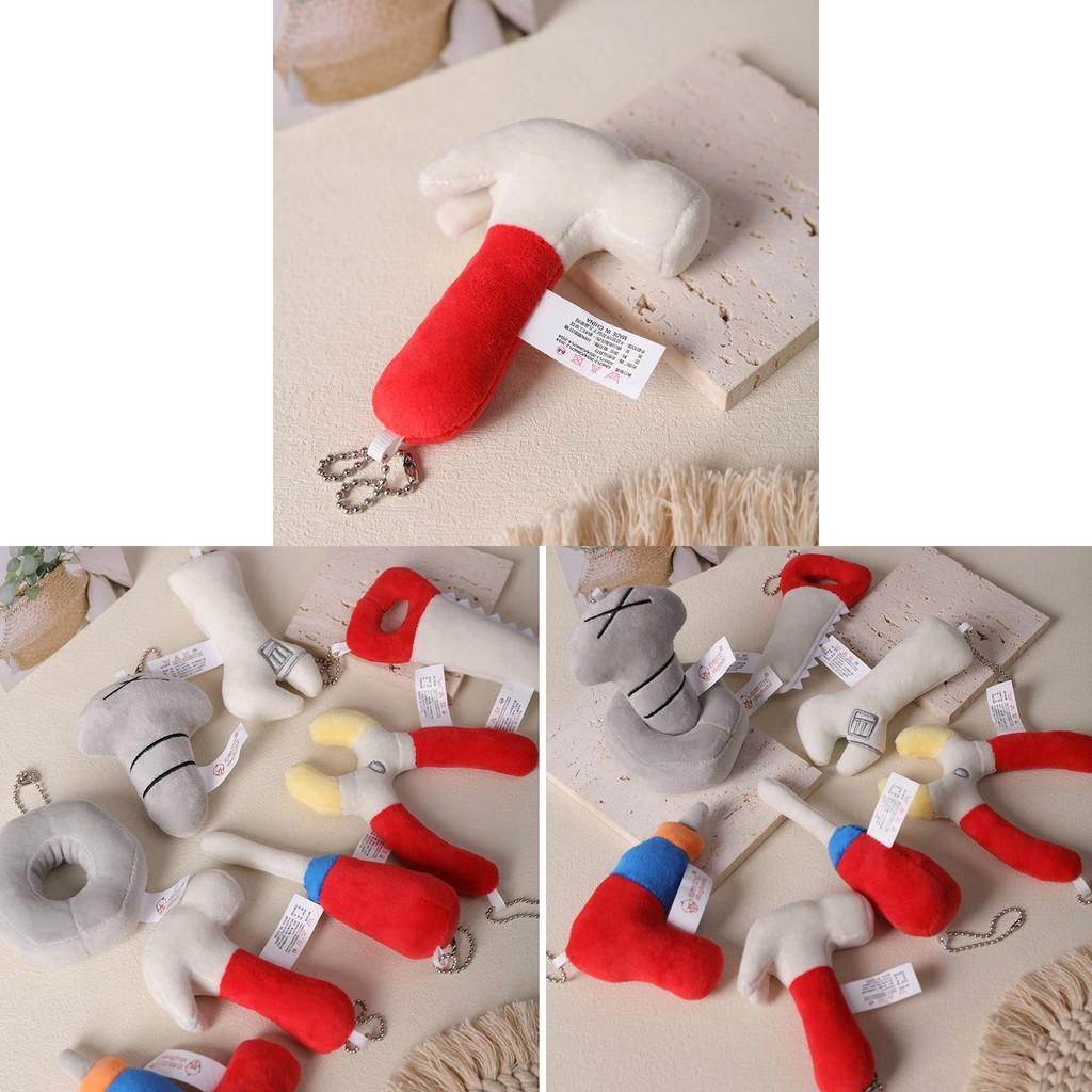 Repair Simulation Tools Plush Toys Children Cognitive Hammers Pendants Saws