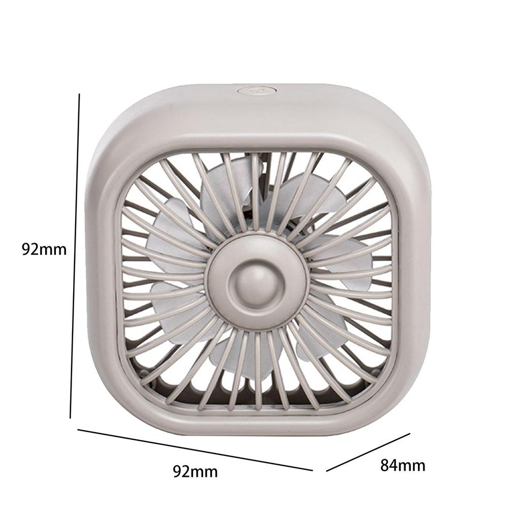 Small Car Summer Fan 3 Speeds Adjustable Mini Portable Fan for Truck RV Car Accessories