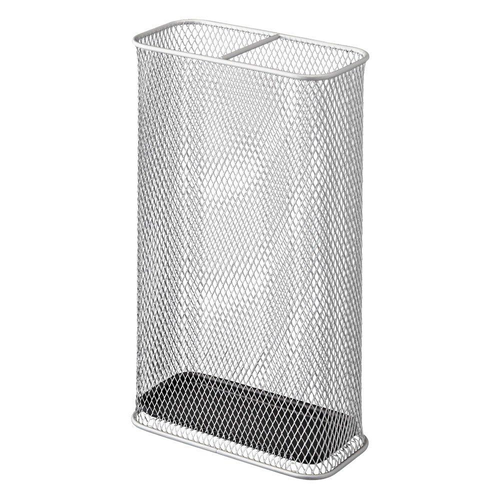 Yamazaki Slim Mesh Umbrella Stand, Sv, Approx. W25 X D12 X H42cm, Slim, for Entryways, 7859