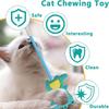 3 szt. Bezpieczne zabawki sznurkowe dla kota, zabawka do czyszczenia zębów, patyk do gryzienia, interaktywna zabawka sznurkowa z bawełny dla kociąt
