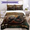 3pcs Duvet Cover Set (1*Duvet Cover + 2*Pillowcase, Without Core), Hannover 96 Football Print Soft All‑Season Bedding Set, Home Bedroom Decor Gift