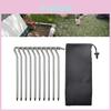 Stakes Alloy Aluminum Camping Heavy Duty Tarp Peg Camping Stakes Tent Nails Ground Peg For Outdoor Camping Canopy Tarp