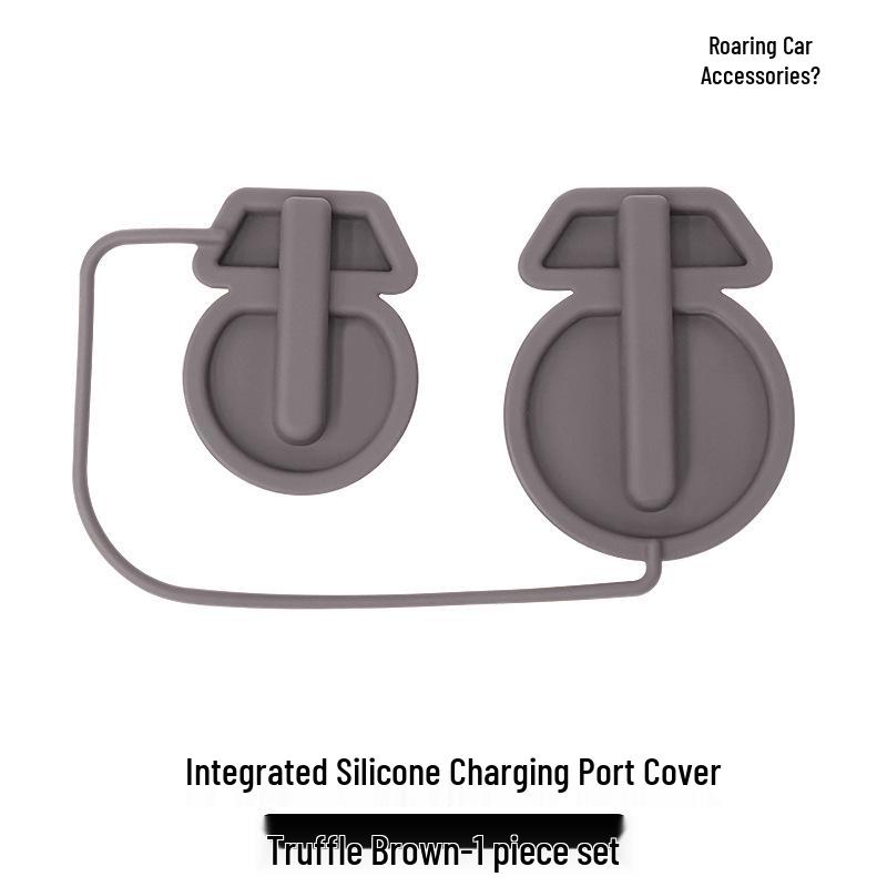 Wenjie M Charging Port Silicone Cover: Waterproof, Dustproof Protection for Fast/Slow Charging.