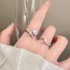 Holiday Style Starfish Pearl Open Ring Women's Fashion Personality Versatile Index Finger Ring Popular Ring
