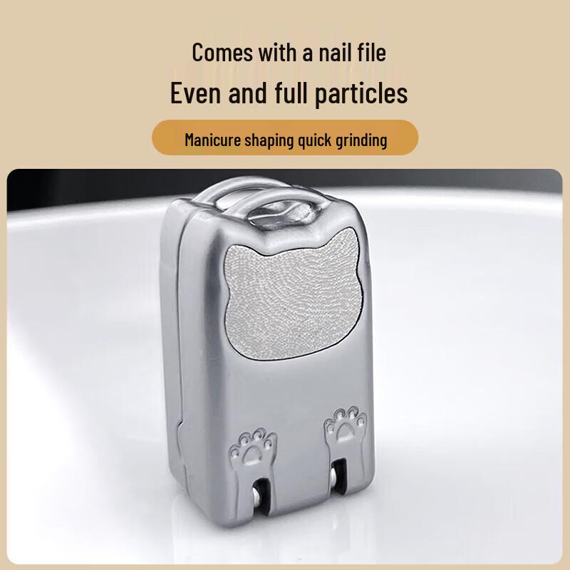 Zhoumushi Foldable Mini Nail Clippers with File