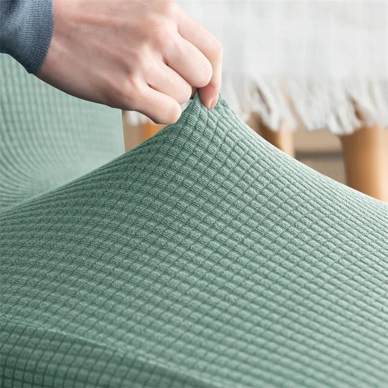 Waterproof Chair Cover Dining Room Stretch Chair Covers for M Large Chair Polar Fleece Seat Slipcovers for Party Wedding Home