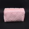 1 PC Embroidered Heart-Shaped Pencil Case Cute Pillow-Shaped Bag Large Capacity Portable Storage Organizer Girl School Supplies
