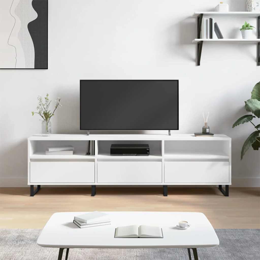 Vidaxl TV-Schrank, Weiß, 150x30x44,5 cm, Holzwerkstoff