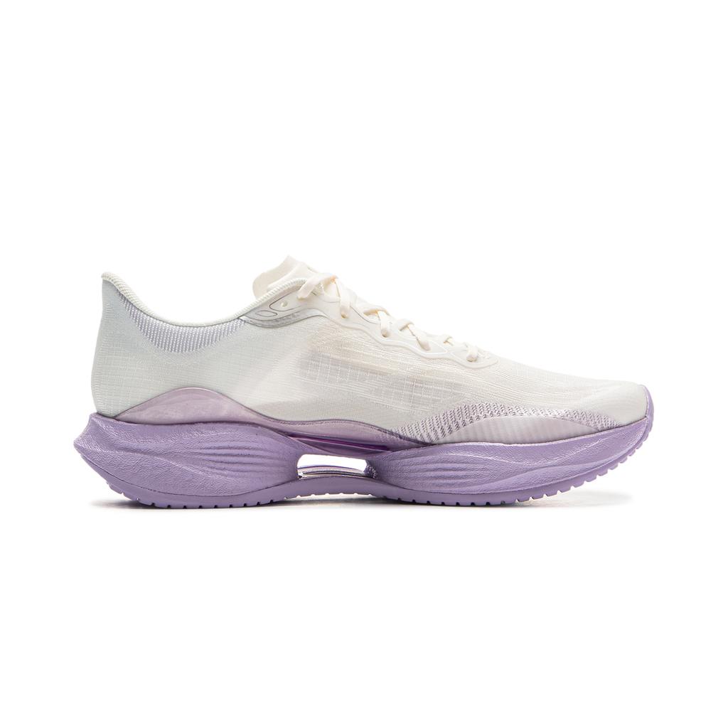 Li Ning Ultra Light 22 Racing Lightweight Cushioning Running Shoes Women Sneakers Off-White ARBV002-45