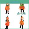 Super Söt Pumpadräktset För Barn Perfekt För Halloween Cosplay!