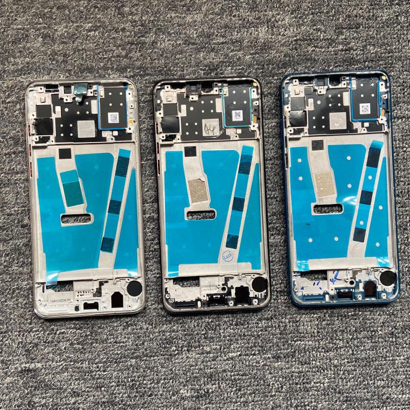 For Huawei P30 Lite Front Bezel Housing Middle Frame Rear Plate Chassis+Power Volume Button 24MP 48MP MAR-LX1 LX2 AL01