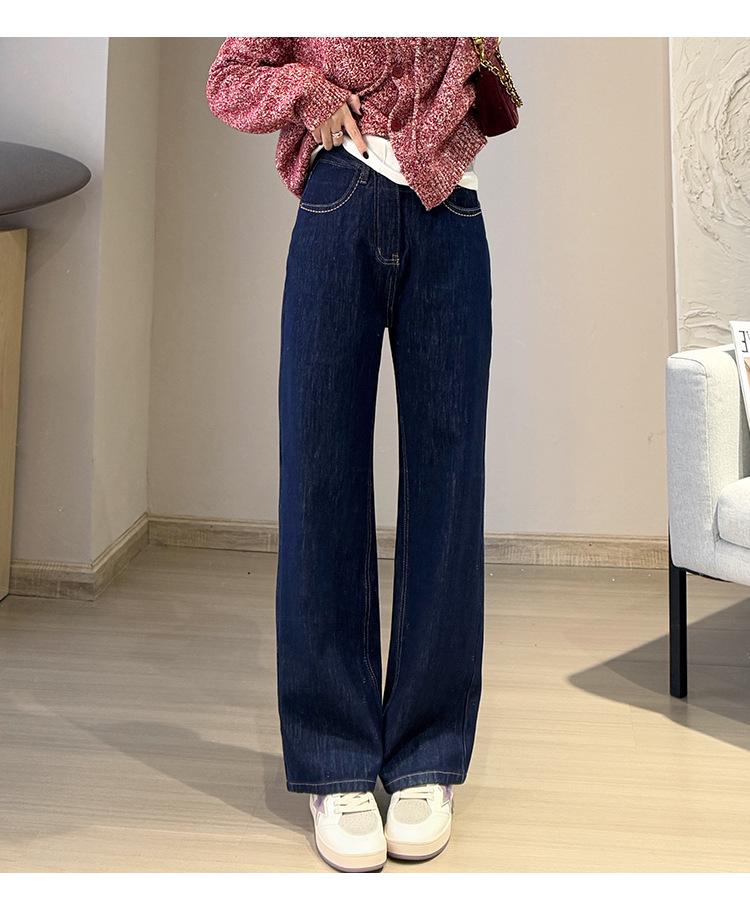 

Versatile Straight & Wide Leg Lyocell Modal Drapey Jeans M