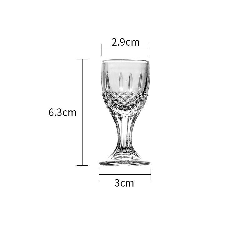 15ml 6ks/12ks Sada Domácí Sklenička na Panáky Sklenice Malého Objemu Sklenice na Destiláty Průhledný Likérový Pohárek Lehký Luxusní Vinný Nádobí