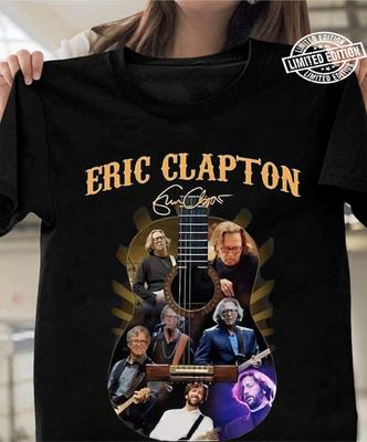 Rare Eric Clapton 2023 Tour T-shirt, Eric Clapton Fan Shirt Gift For Fans