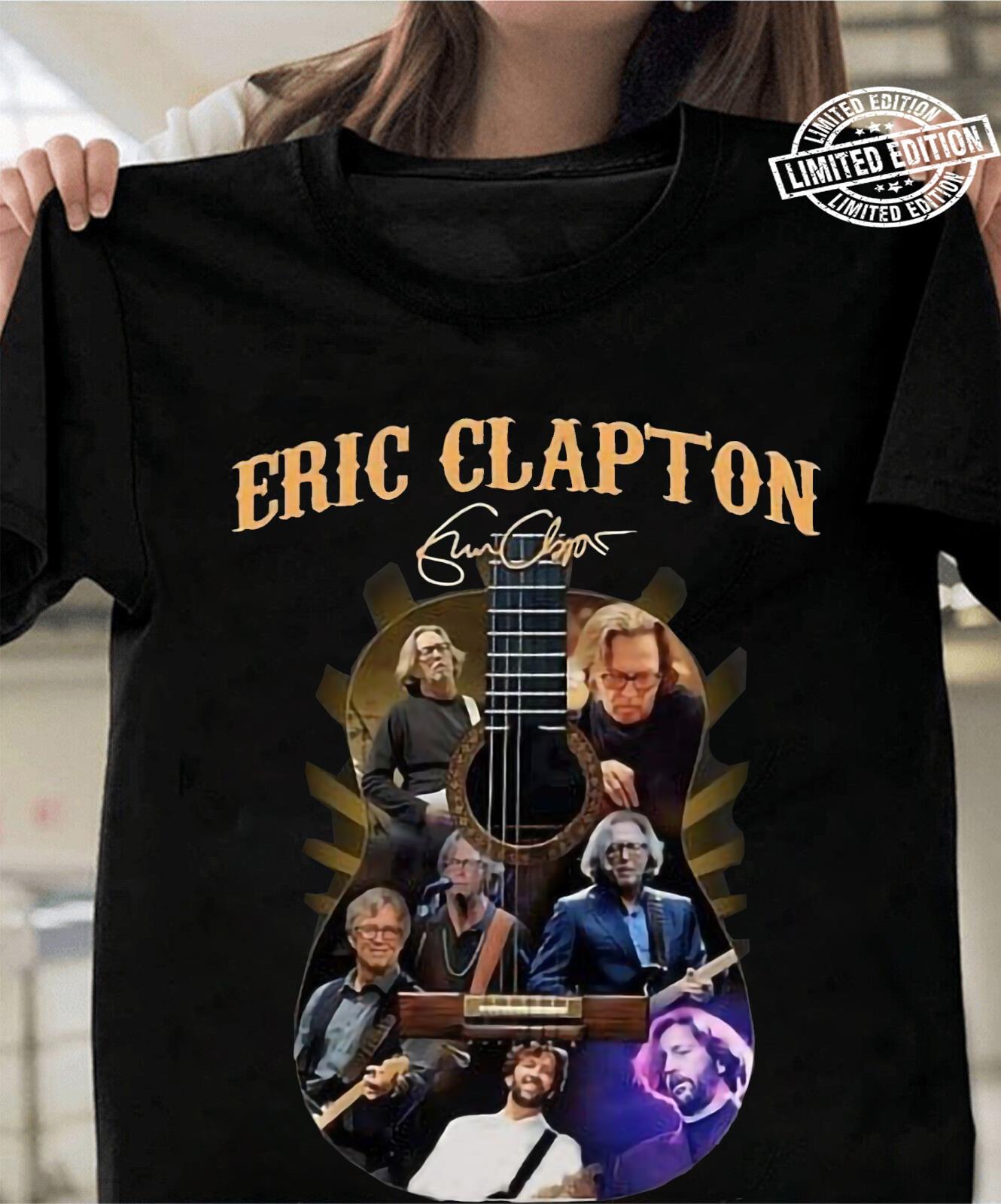 Rare Eric Clapton 2023 Tour T-shirt, Eric Clapton Fan Shirt Gift For Fans S