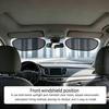 Car Window Sunshades, Blocking Sunlight Without Obstructing Driving View, Sun Protection And UV Shield