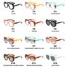  Vintage Round Spectacle Frame Women Luxury Oval Anti Blue Light Glasses Frame Retro Fashion Men Sunglasses