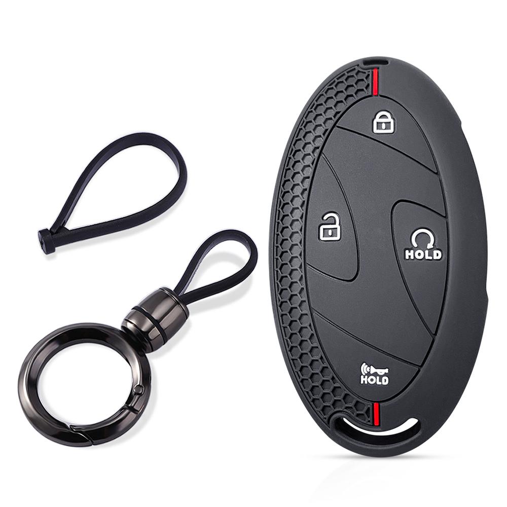 For Hyundai Kona Ioniq Santa Fe MX5 Tucson 2025 StubHub 2024 Silicone Car Remote Key Case Cap Cover Shell Keychian Fob Holder