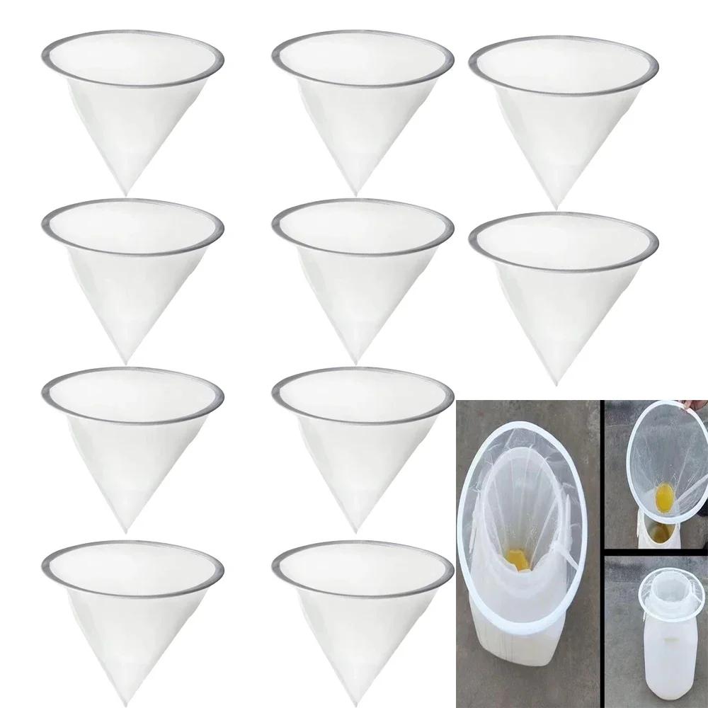 10 шт. Сита для меда Пчеловодство Фильтр-сетка для медоносных пчел Фильтры Инструменты для откачки Пчеловодческий инструмент Пчеловодческая фильтрующая сетка none