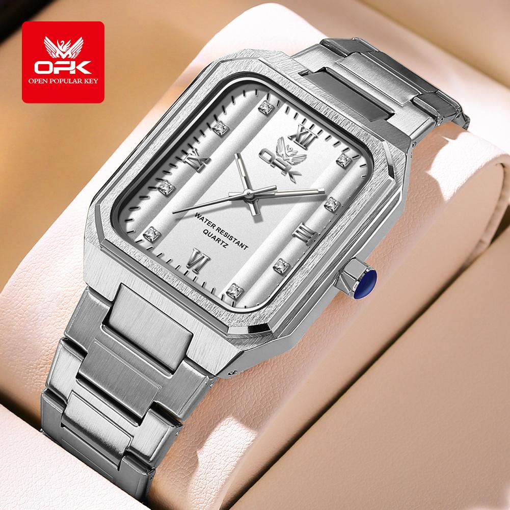 Мужские часы Оригинальные Простые Модные Кварцевые Наручные часы Водонепроницаемые Светящиеся Часы Для Мужчин серебряный