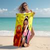 Beach Towel with Ms. Rachel1 Pattern - soft,absorbent,machine washable Lightweight&Modern,swimming,Travel Essentials