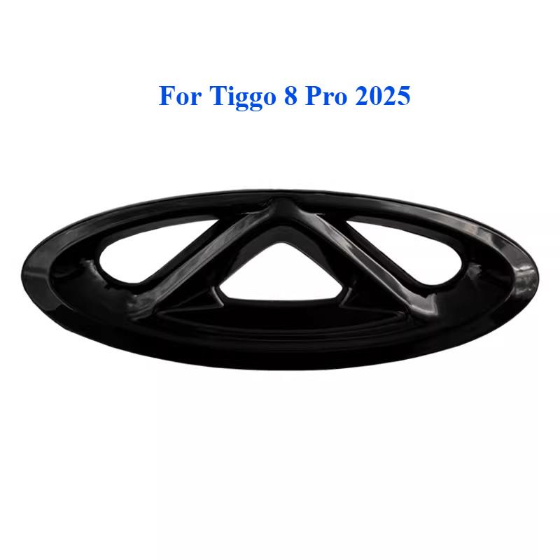 Black Car Logo Front Hood Cover Badge Rear Emblem Sticker For Chery Tiggo 8 Plus/Pro Arrizo 8 e+ -in Hybrid Styling Sticker WW23