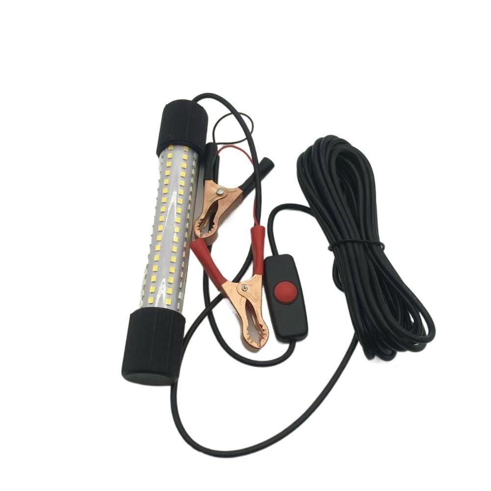 White Green Blue LED Underwater Light 126LEDs Lures Finder Lamp 12V Fishing Light Submersible