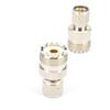 4/6pcs UHF Female to UHF Male Adapter Straight F/M Antenna Coaxial Connector