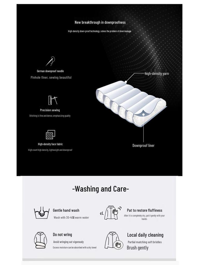 SNOWFLYING Premium Women's Mid-Length Hooded Down Jacket