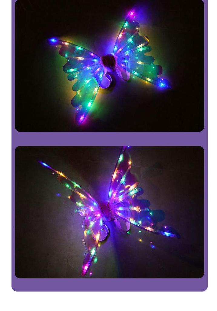 Elf Wings Automatic Light-Up Moving Butterfly Toy for Kids
