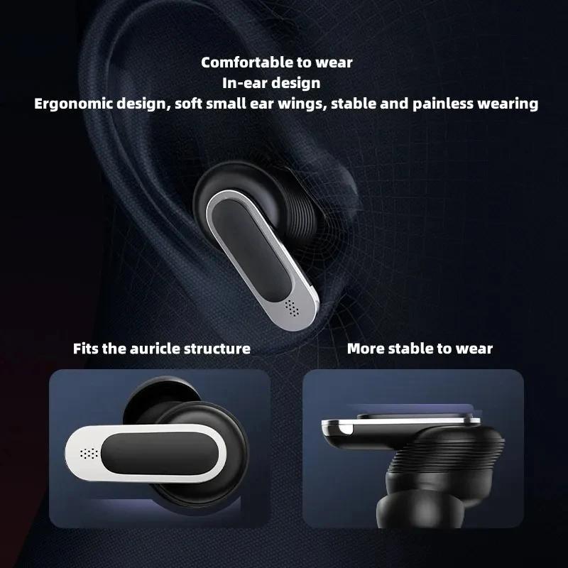 JYL TS ANC Wireless Earbuds LCD Display Built-in Mic HiFi Surround Sound Smooth Communication