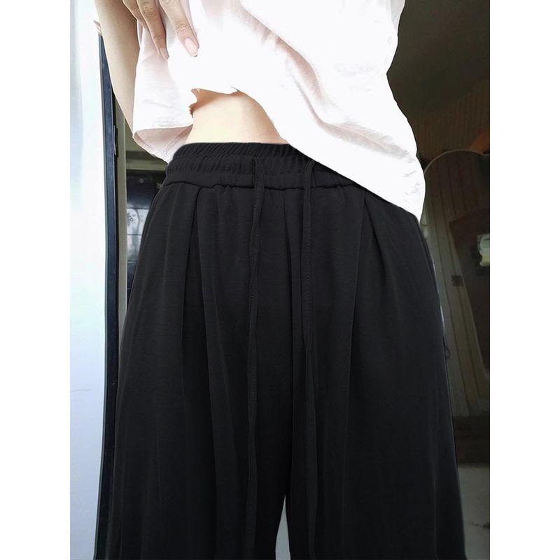 mm Gray Women s Autumn Fat Sister Pear Shapes Casual Pants Black L