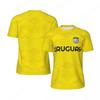 Modische Uruguay Flagge Grafik Fußball T-Shirts Sommer Trend 3D Nationales Wappen Gedruckte T-Shirts Lässige Übergroße Sport-T-Shirts
